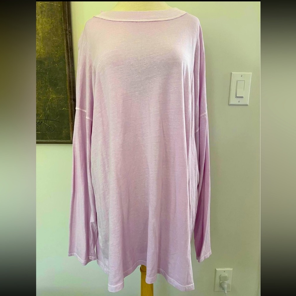 We the Free Lavender Long-Sleeve Shirt